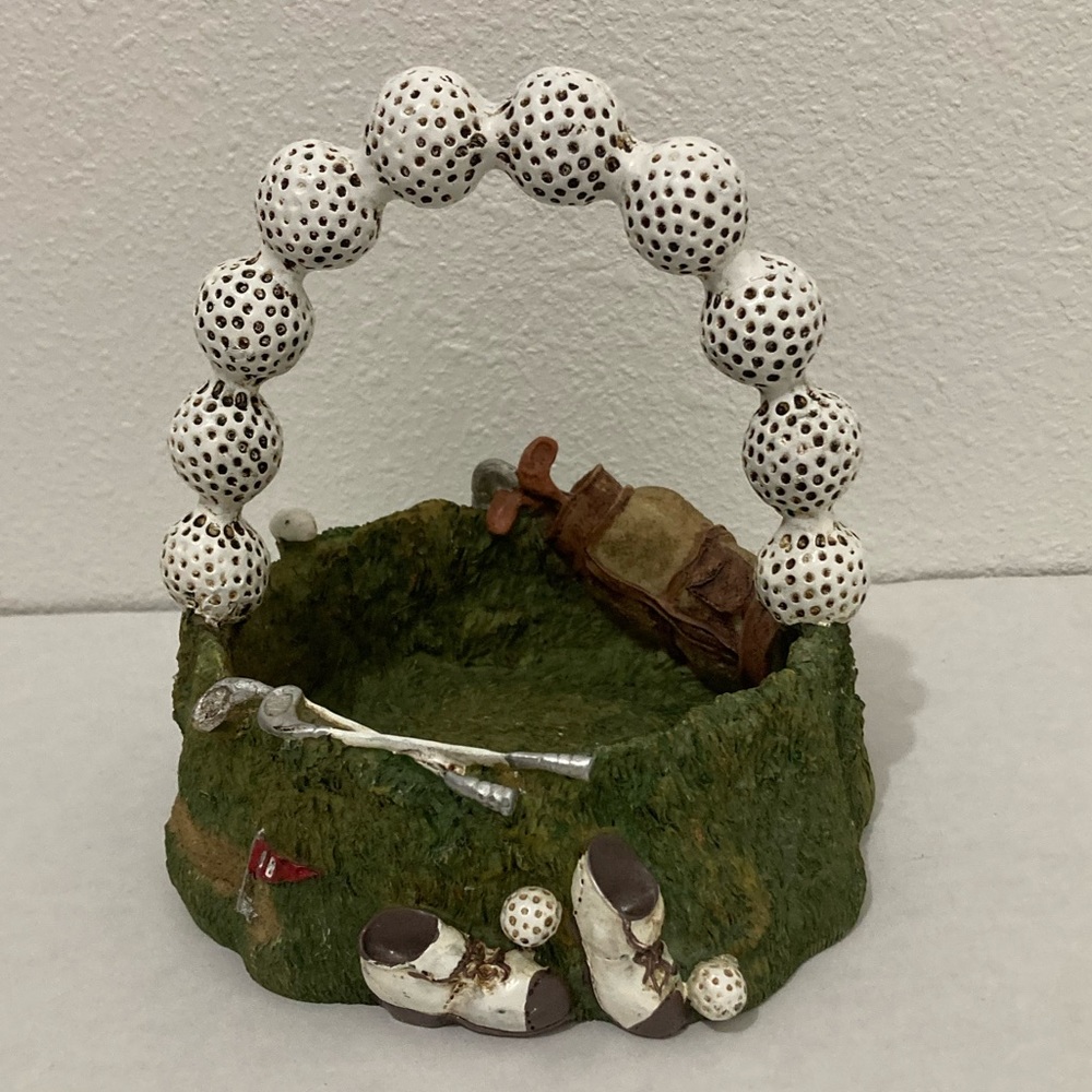 Golf theme Trinket Basket Decoration for Fans